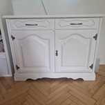 Komoda biała, retro, vintage, elegancka