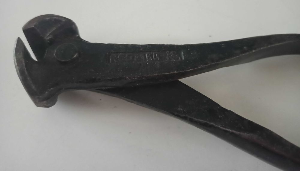 szczypce tnące czołowe + obcęgi płaskie stalowe kleszcze 2w1