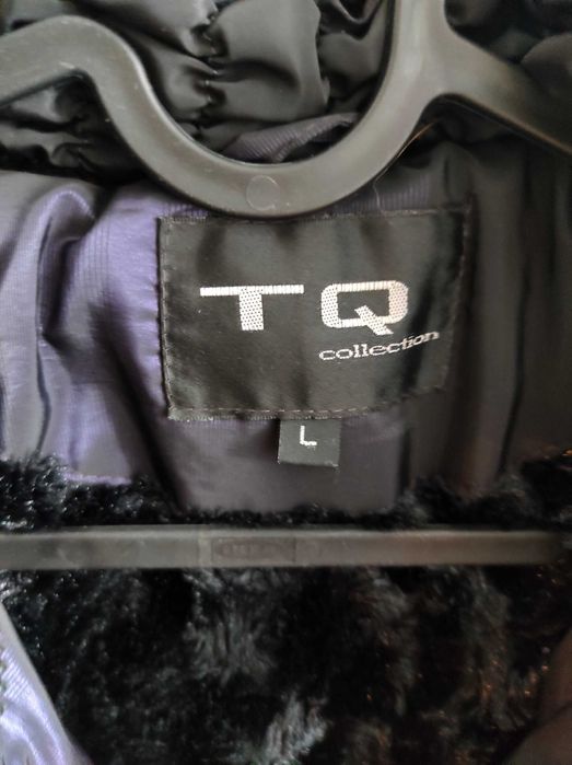 Kurtka puchowa, kurtka czarna, kurtka z futerkiem, kurtka zimowa