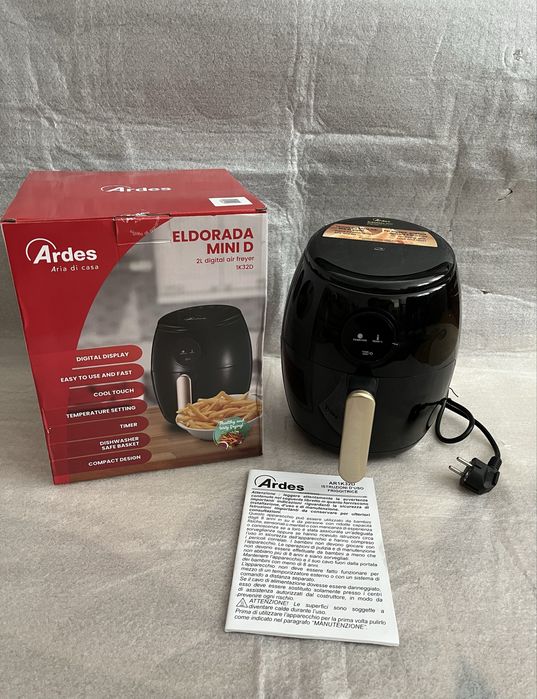 Ardes 1K32D Eldorada Mini D 2Л/Цифрова Фритюрниця/Аерофритюрниця/гриль