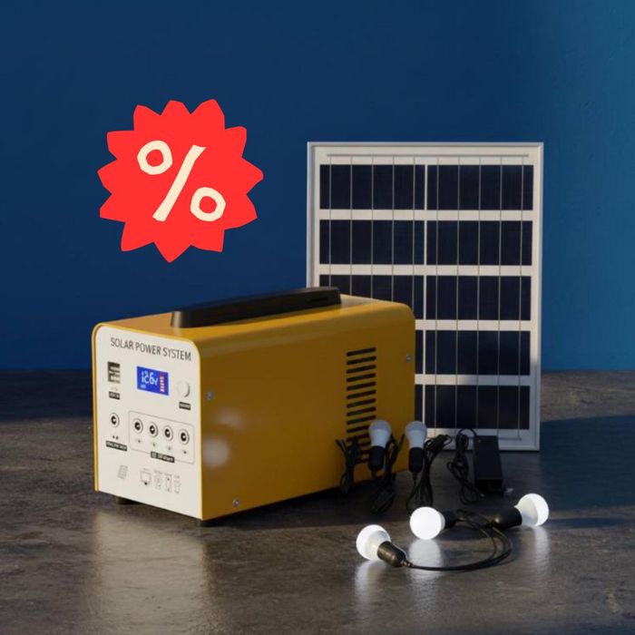 ‼️ ДЕШЕВЛЕ НЕТ ‼️ Портативная электростанция 300W 12V + 4 LED лампы