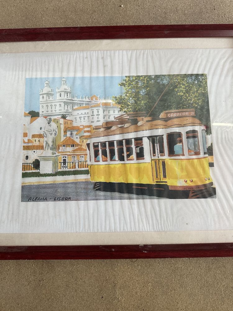 Quadro antigo do eletrico 28