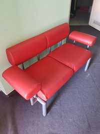 kanapa dwójka czerwona