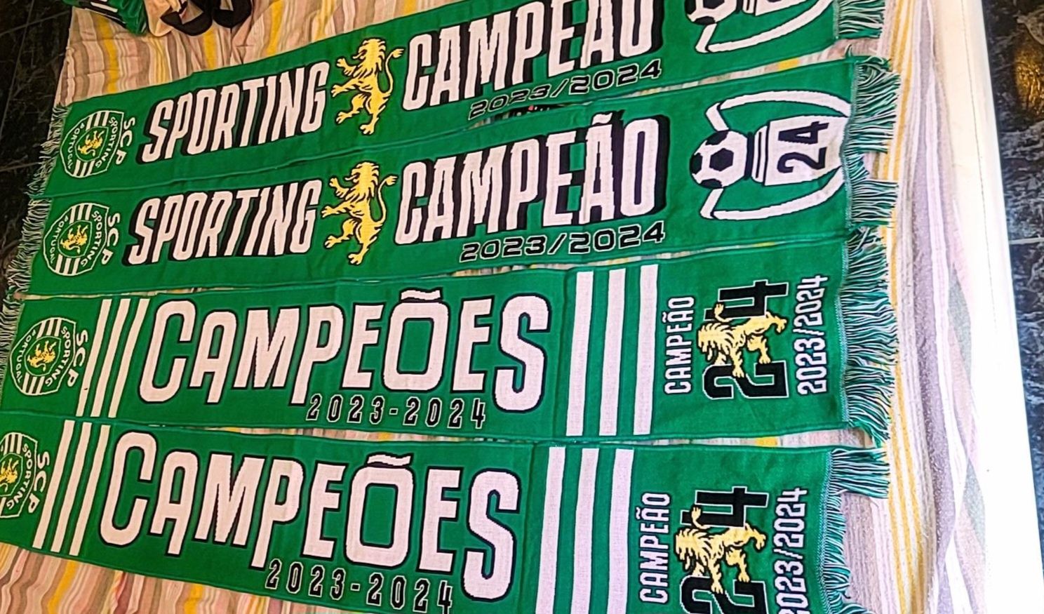 Cachecóis Sporting campeão 23/24