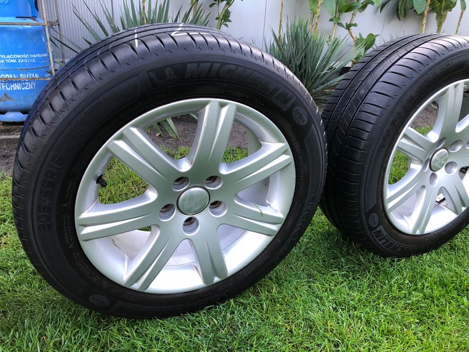 VW AUDI SKODA koła z oponami lato MICHELIN Energy Saver 205/55R16