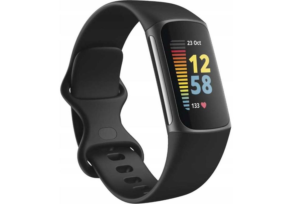 Fitbit Charge 5 – Czarny - Smartband Premium EKG, SpO₂, GPS