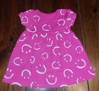 Lullaby, Bawełniana letnia sukienka dla dziewczynki, rozmiar 62