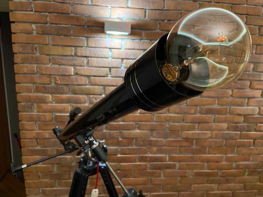 Handmade Lampa z lunety. Oryginalna w stylu loft.