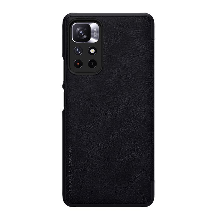 Etui Nillkin Qin Case do Xiaomi Redmi Note 11T/Poco M4 Pro 5G, Czarny