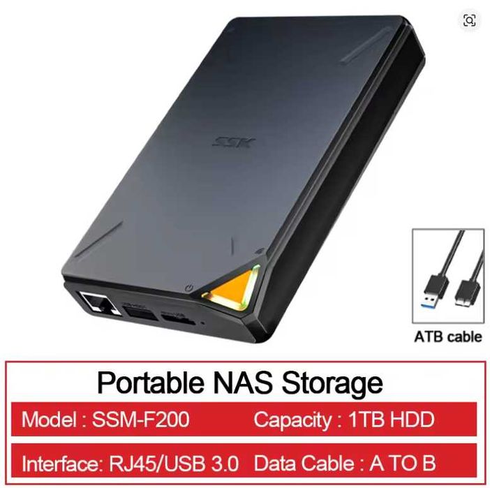 DISCO SSD NAS WIFI    Portatil  com bateria interna