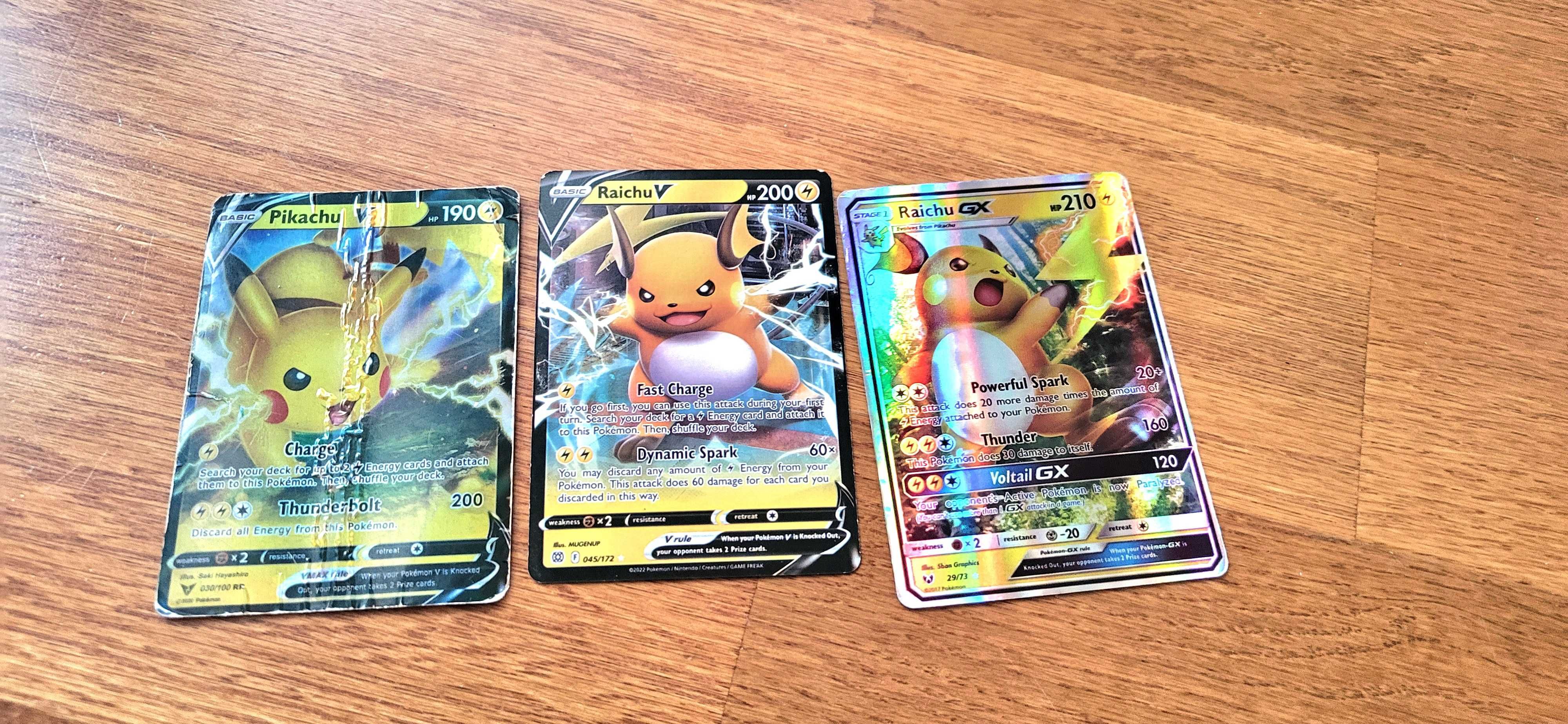 Karty Pokemon dla fanów Pikachu