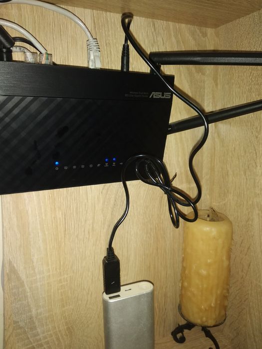 Кабель для живлення wi-fi роутера з перетворювачем на 12V