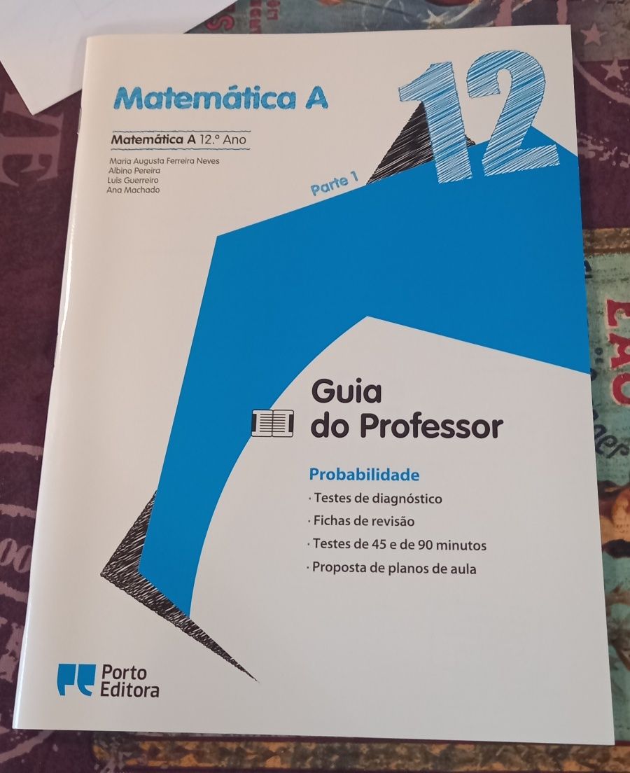Matemática 12A. 6 vol. novos.