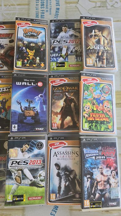 Vendo meus jogos da PSP