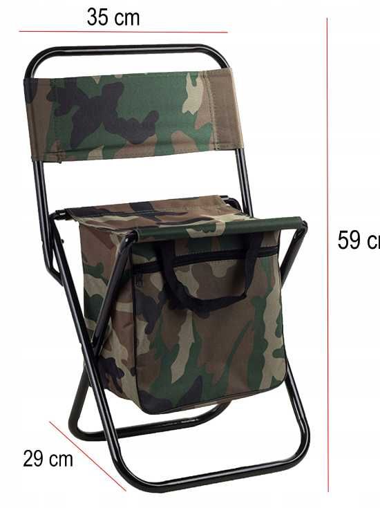 Składane krzesło wędkarskie turystyczne fotel