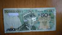Banknot papierowy 50zł 1988r