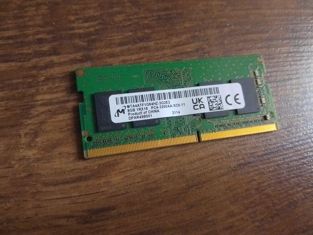 DDR4 PAMIĘĆ do laptopa, 3200Mhz, stan bdb