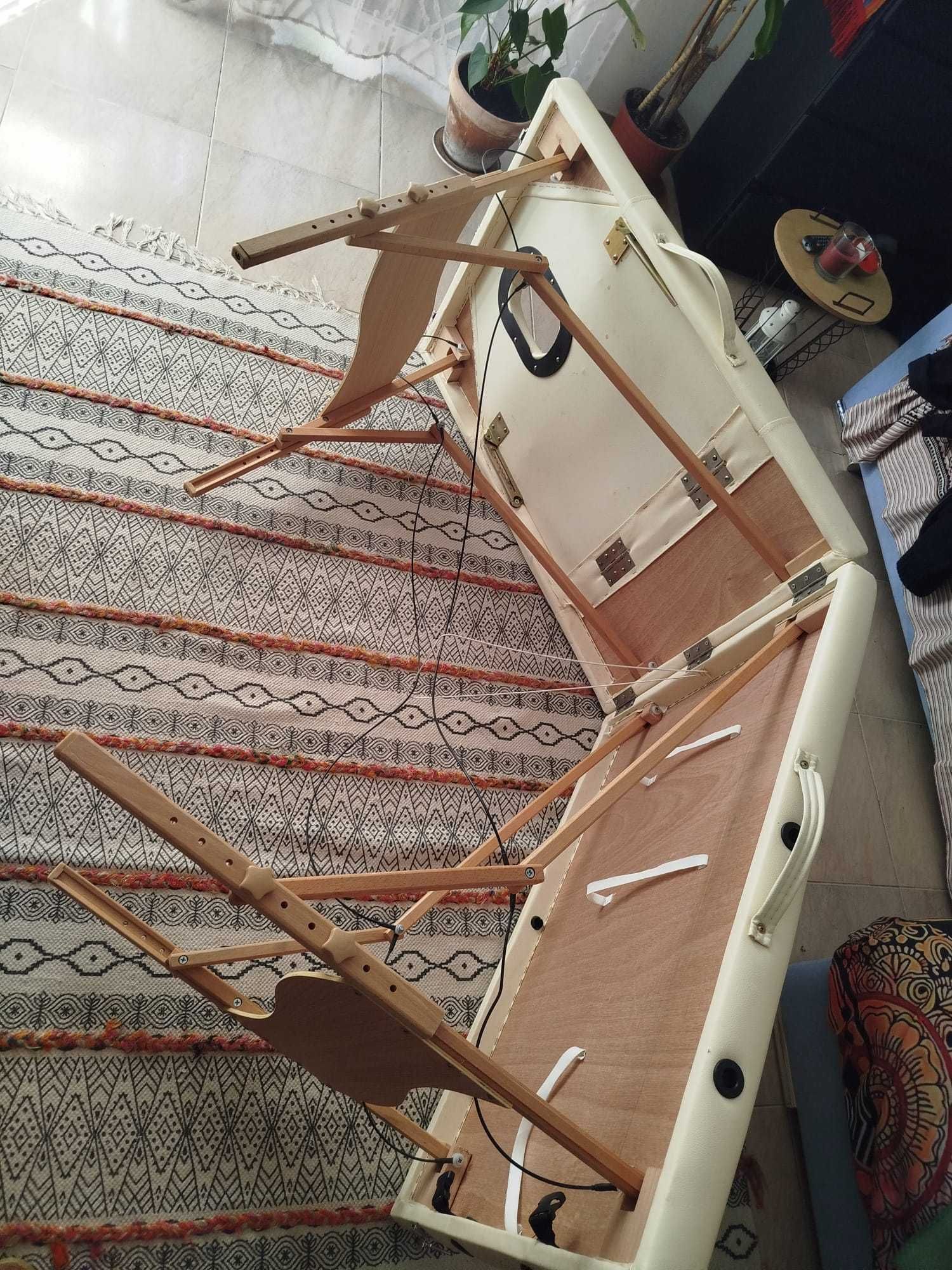 Cama portátil massagem