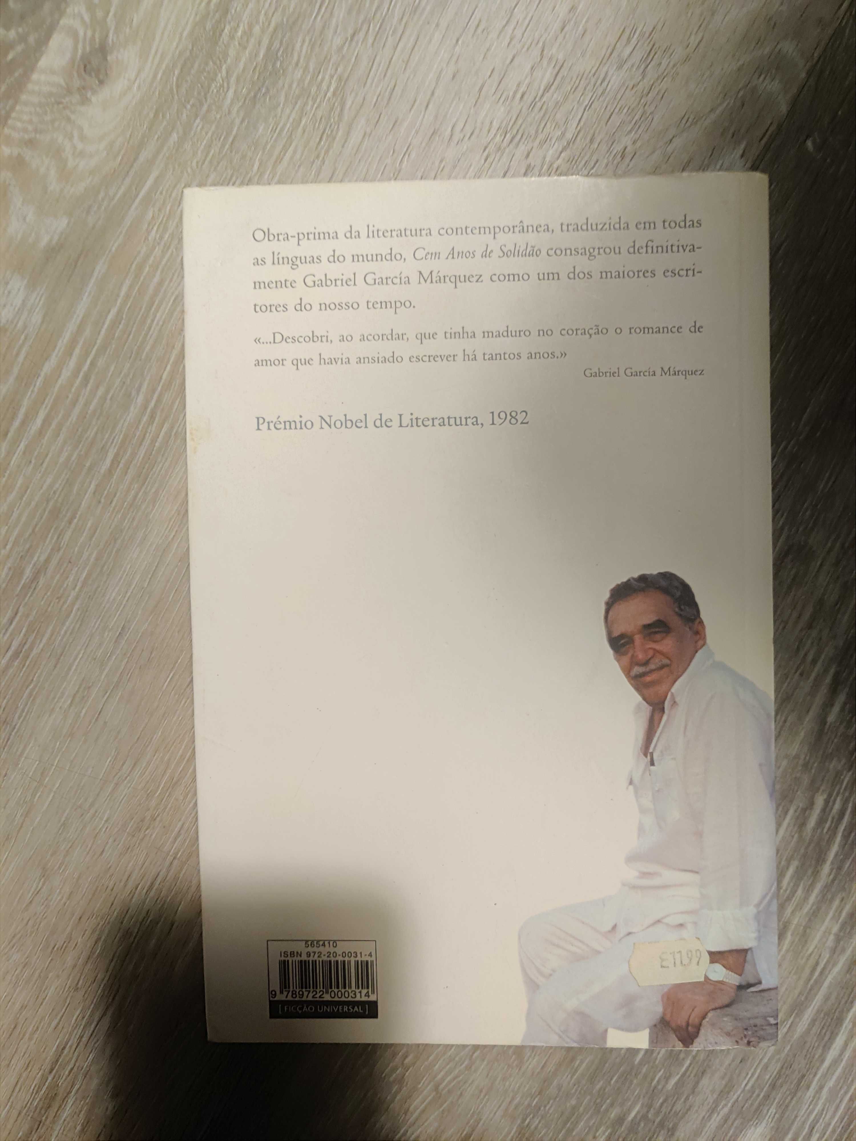 Livro Cem Anos de Solidão de Gabriel García Márquez