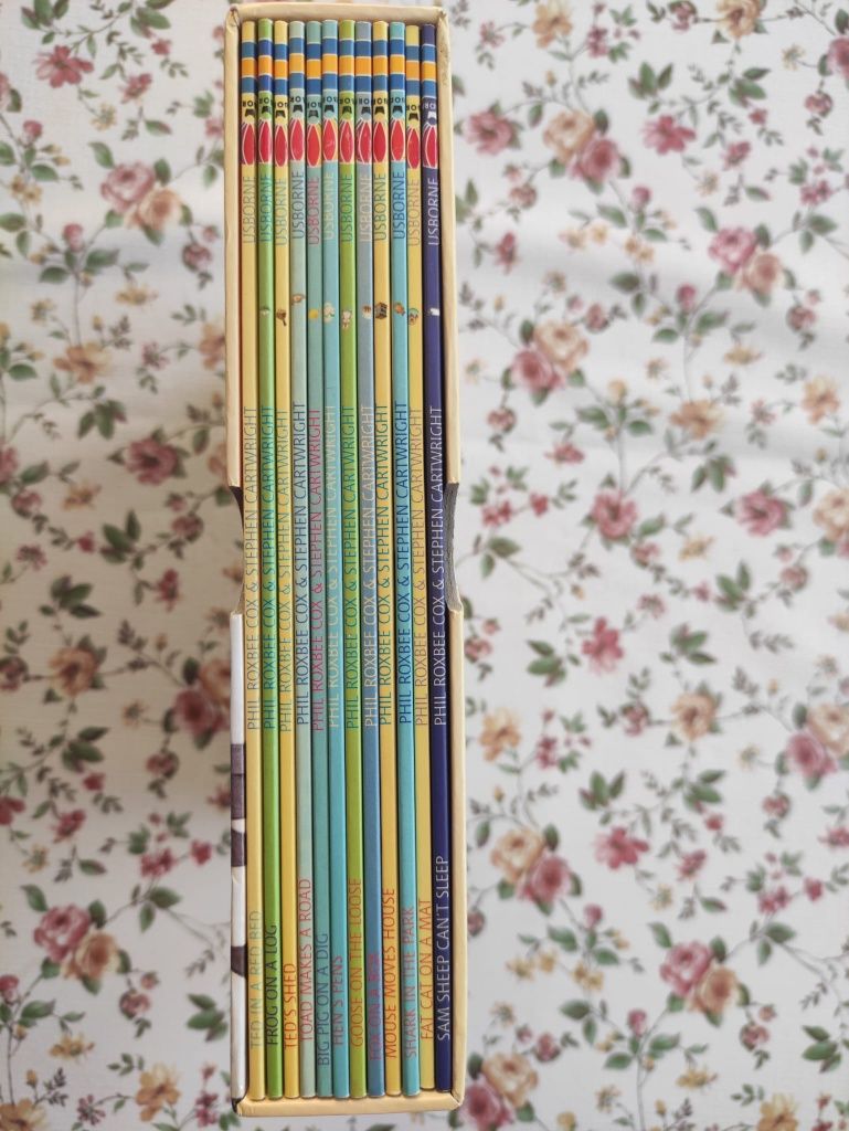 Zestaw 12 książek Phonics Readers Usborne po raz