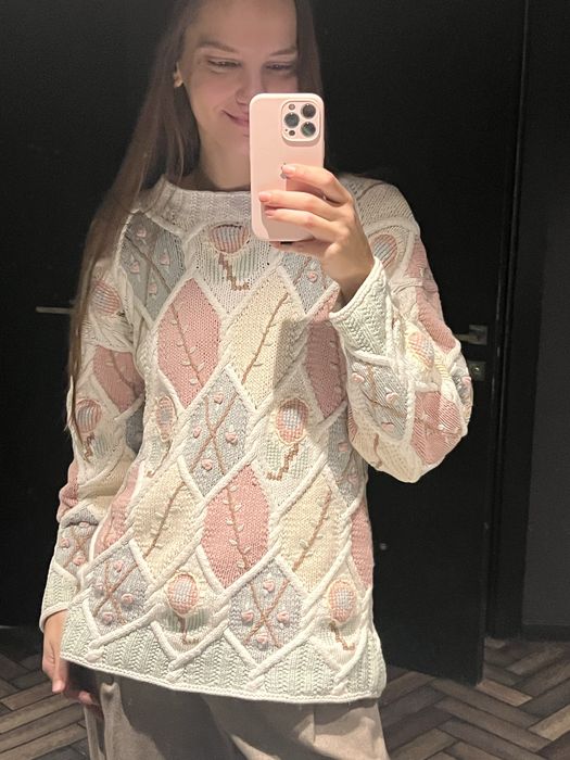 Вінтажний светр з бавовни