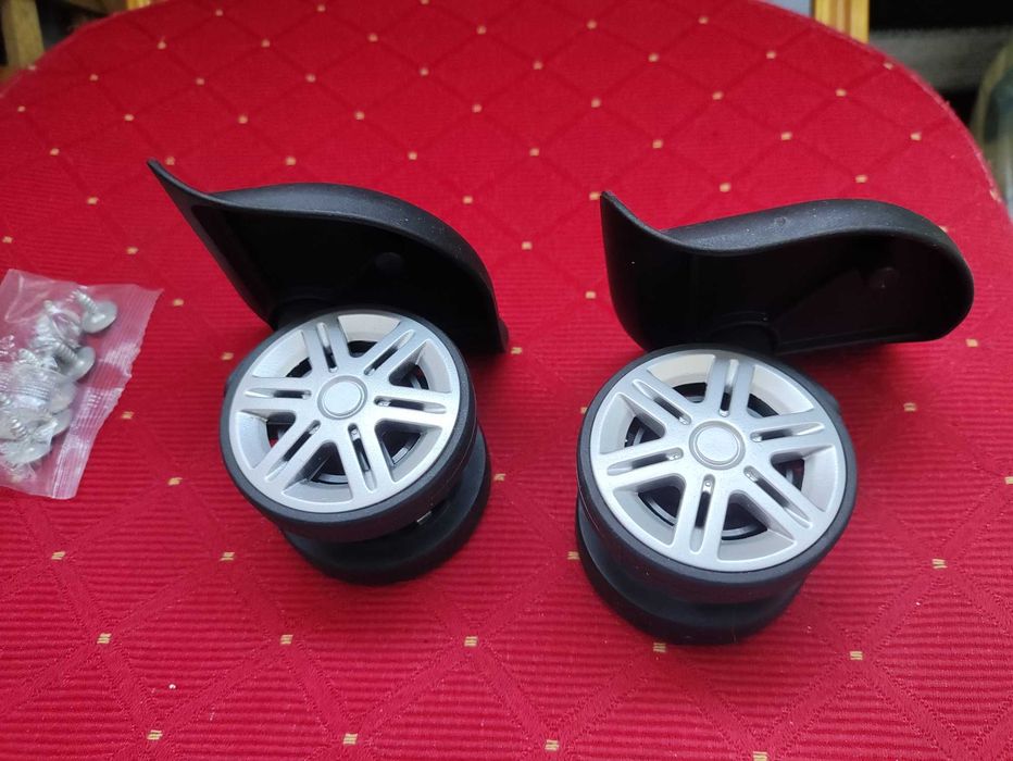 Kółka Obrotowe Koła Skrętne do Walizki Turystycznej Bagażu podróżnej