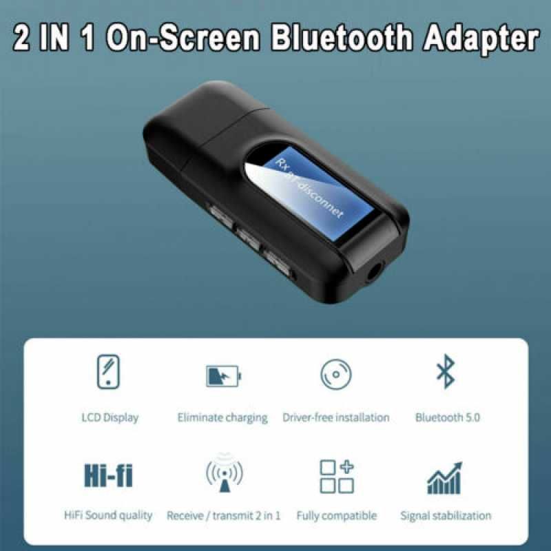 Xiami Audio trasmiter nadajnik odbiornik Bluetooth Audio USB Aux 2w1