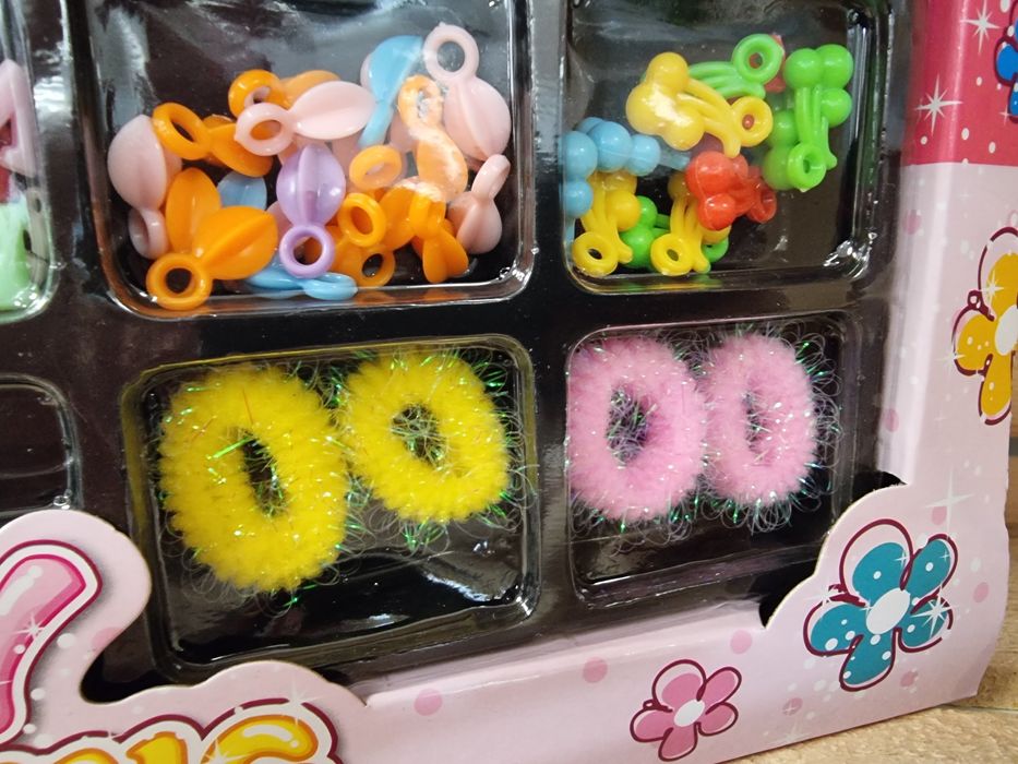 Koraliki do nawlekania dla dzieci zestawy bransoletek naszyjników