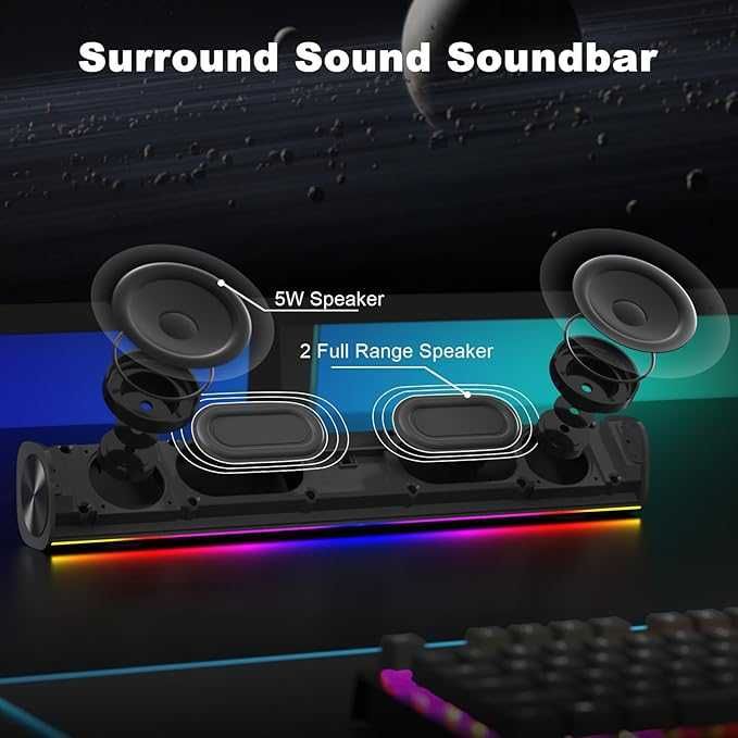 Głośnik komputerowy SOULION R100 głośnik komputerowy USB Bluetooth 2.0