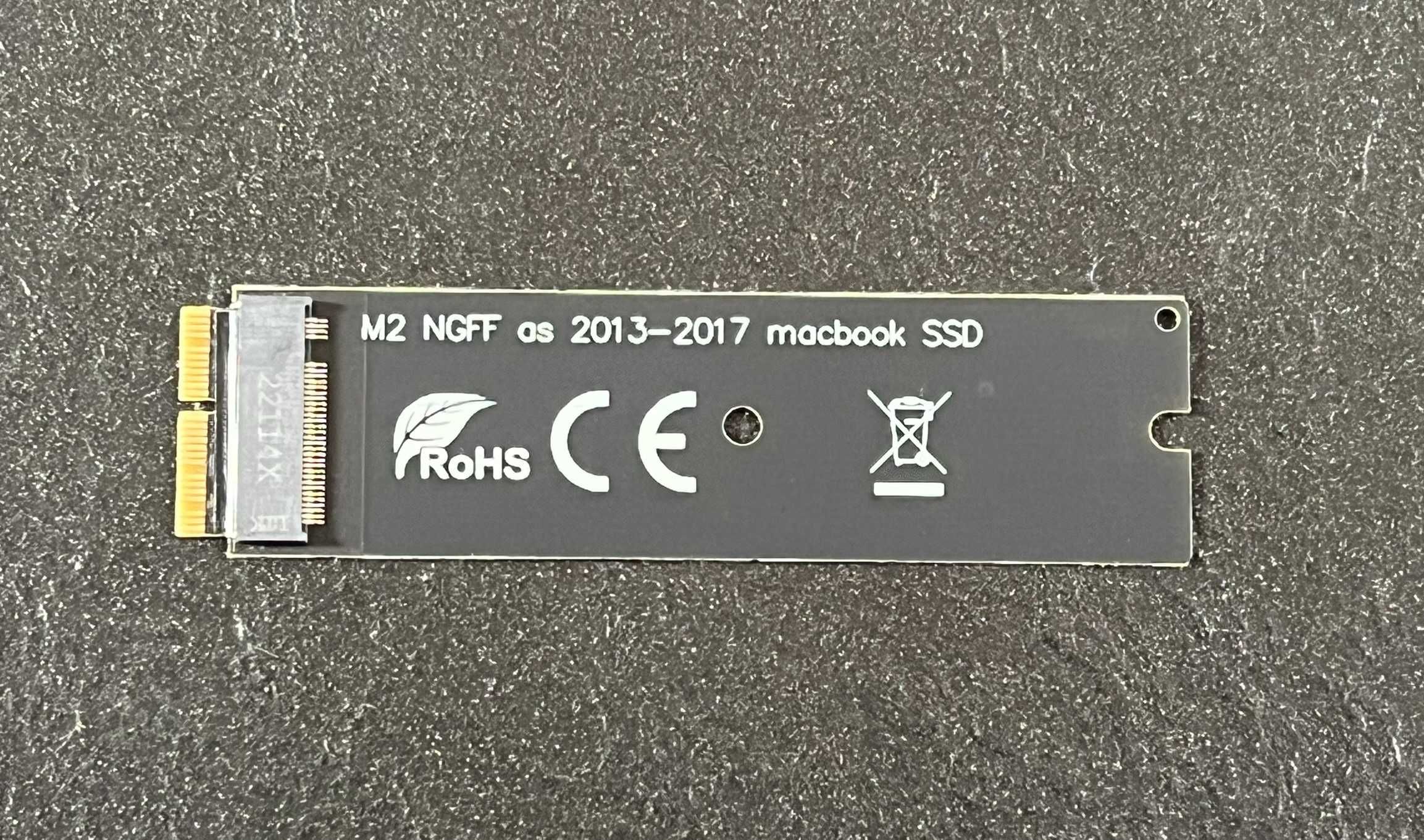 Adapter KALEA dla wymian dysku SSD 12+16-pin w MAC na dysk SSD M2 NVMe