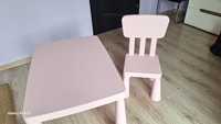 Stolik i krzesełko Mammut Ikea