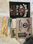 Zestaw tablic dekoracyjnych vintage jack daniels jim beam