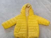 Курточка  дитяча Next весняна. Розмір 68.Жовтого кольору.