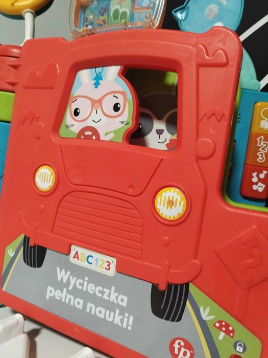 Książka edukacyjna Fisher Price.