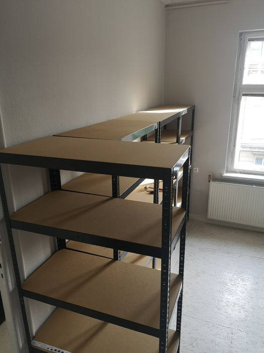 Regał Magazynowy Zatrzaskowy, Grafitowy 180x90x45 cm 5P /265 kg