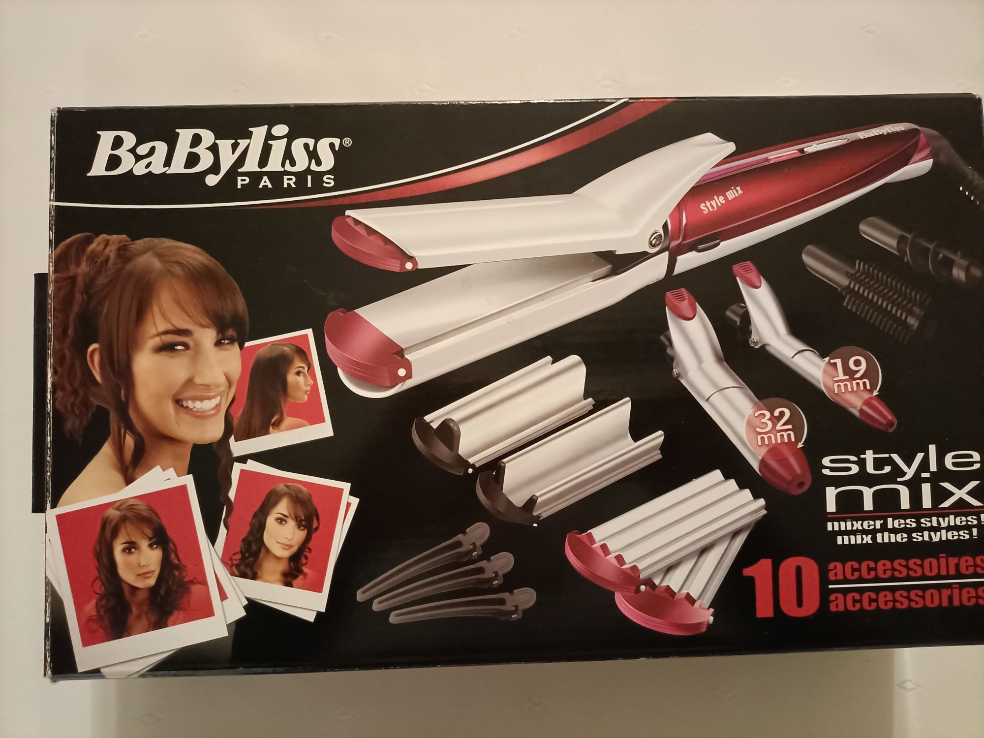 Prostownica z wymiennymi płytkami Babyliss MS22E różowa