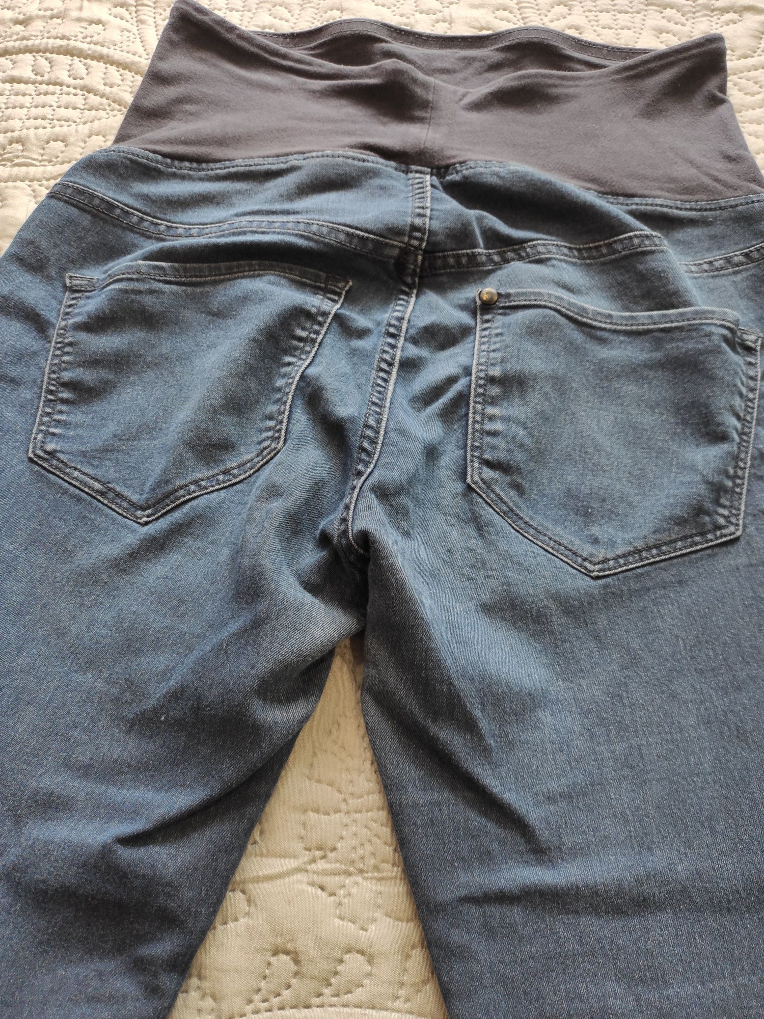 Spodnie ciążowe h&m ciemny jeans M