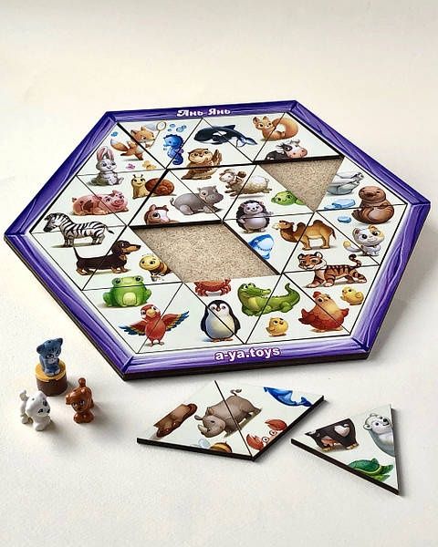 Пазл-головоломка "Тварини"