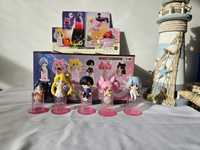 Sailor moon - conjunto 5 figuras 4,5cm com caixa