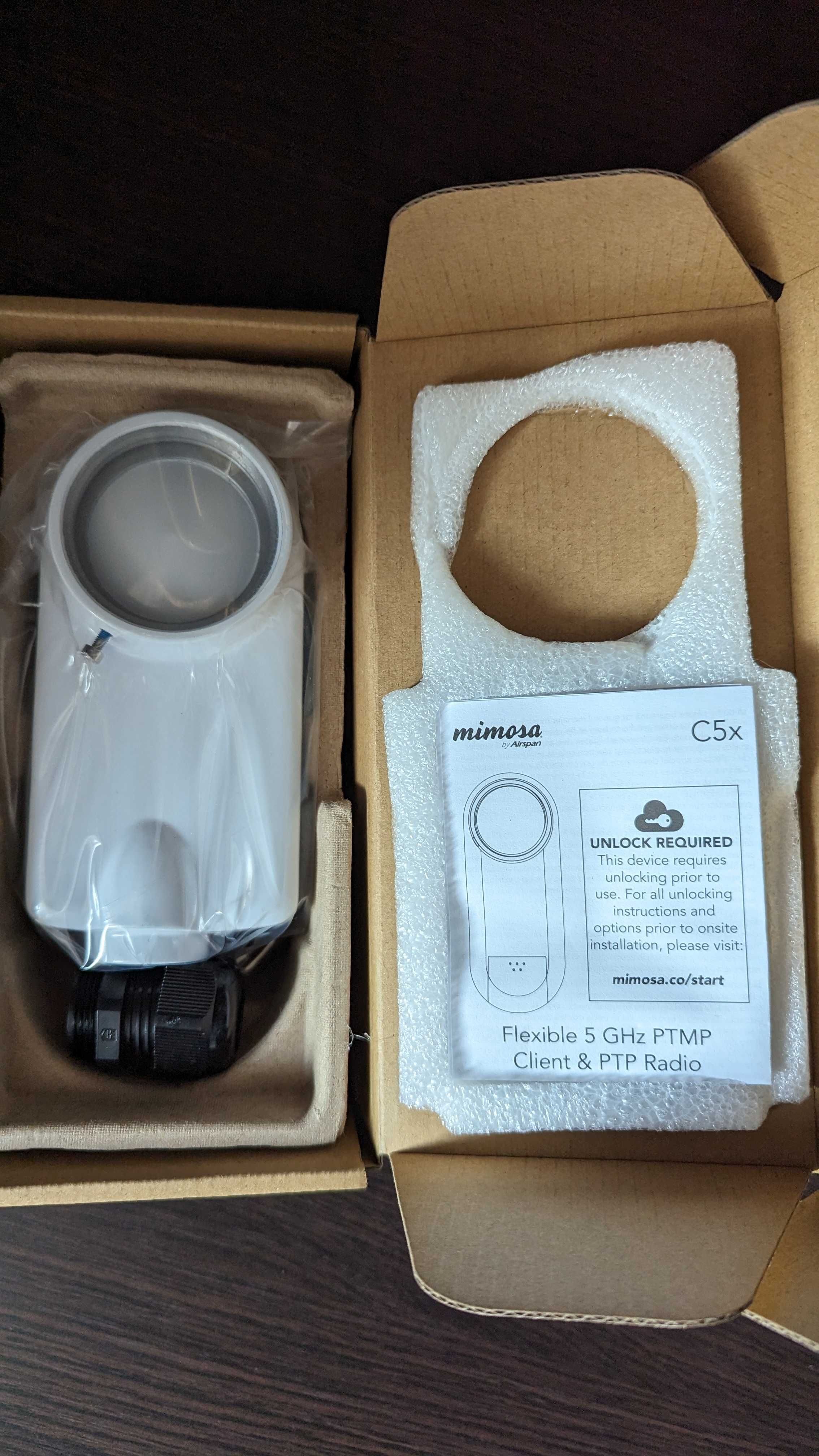 Mimosa C5X (Airspan) 4.9–6.4 GHz MIMO PTP/PTMP 700 Мбит