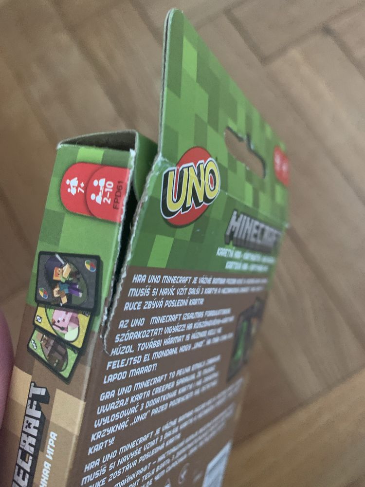 Karty uno minecraft