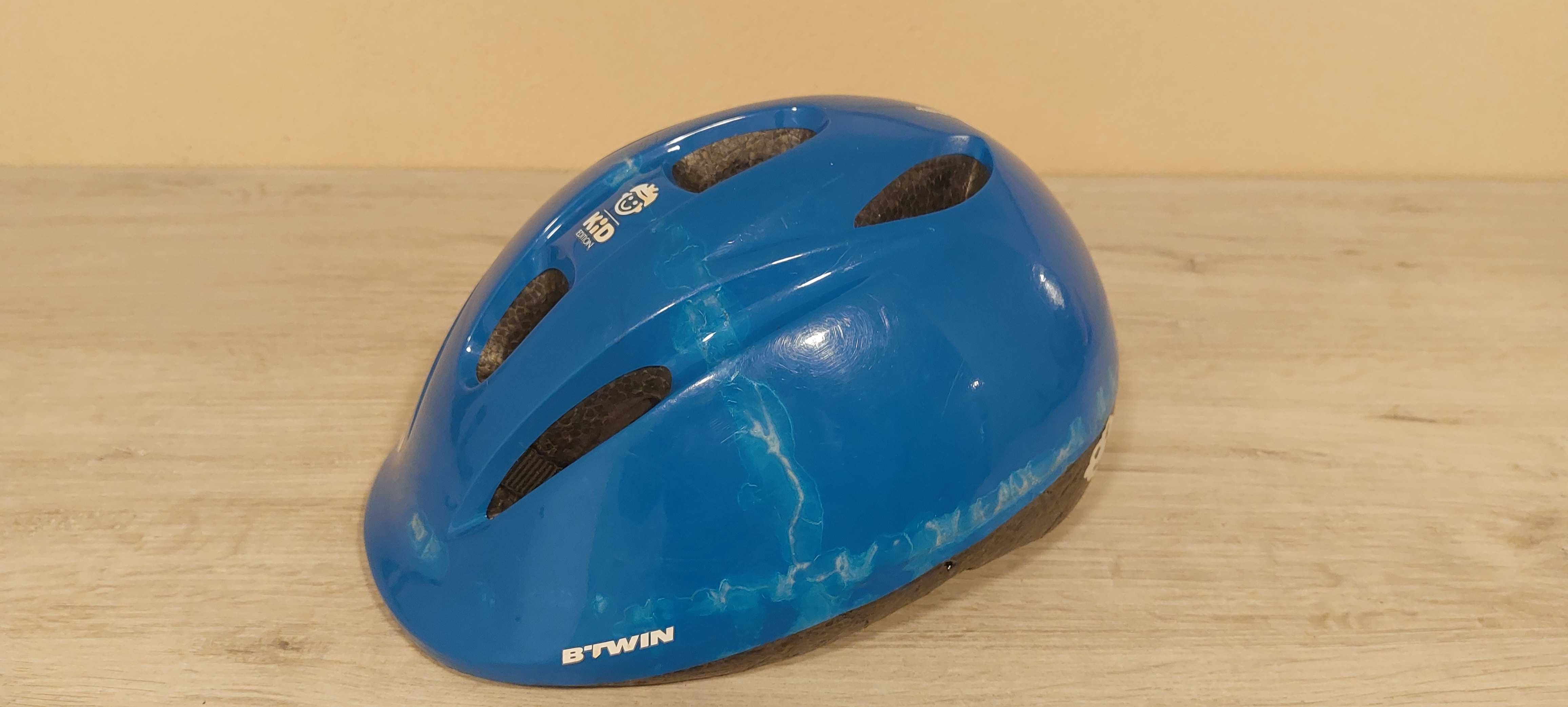 Kask rowerowy rozmiar 52-56 niebieski