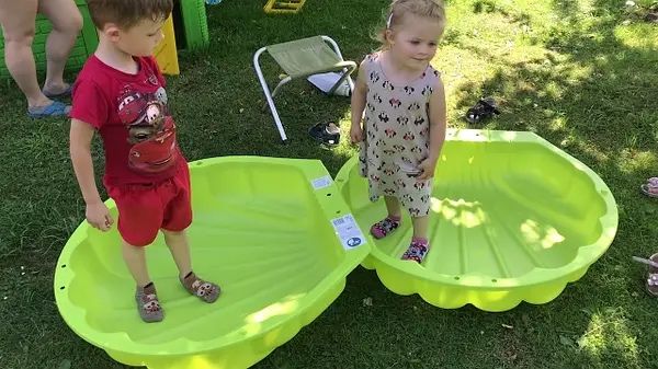 Пісочниця басейн BIG 88 х 74 х 21 см Зелена Подвійна Big 0055722