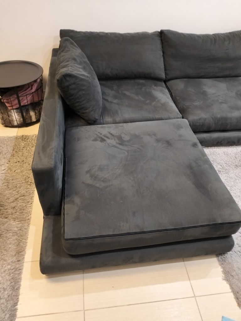 Sofá com chaise longue XXL Lounge