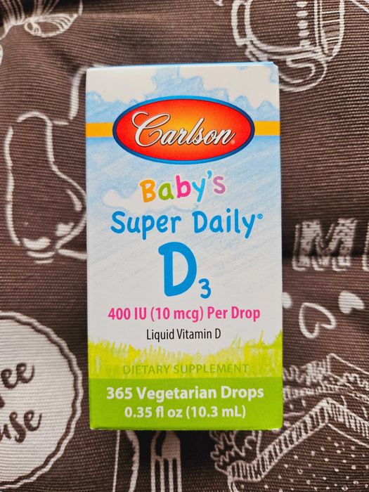 Carlson Baby карлсон D3 + K2 kids дитячий рідкий вітамін Д К для дітей