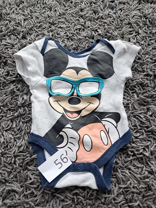 Body niemowlęce Mickey Mouse krótki rękaw Primark
