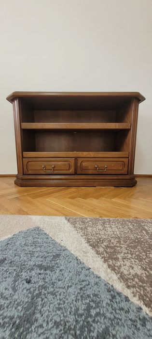 Dębowa szafka pod telewizor rtv z