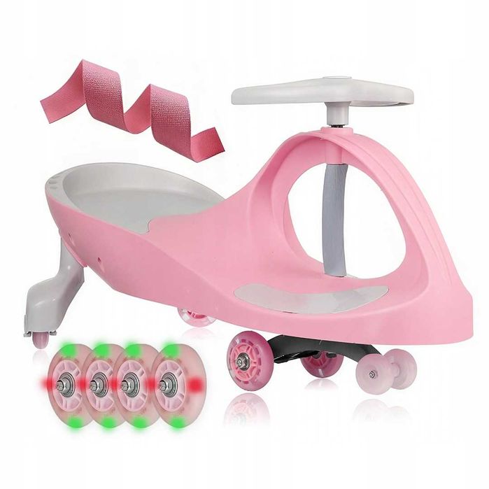 Беговел Бібікар дитяча каталка RIDER колесо LED до 40 кг