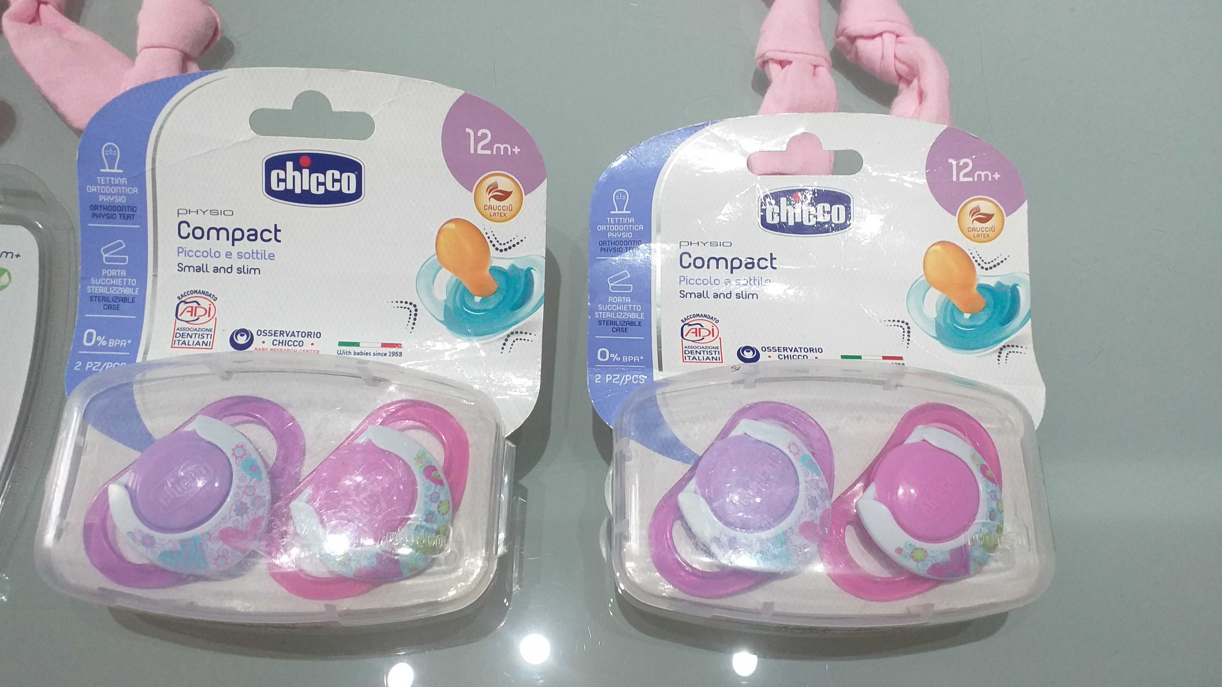 Diversos artigos novos CHICCO  e 2 fraldinhas