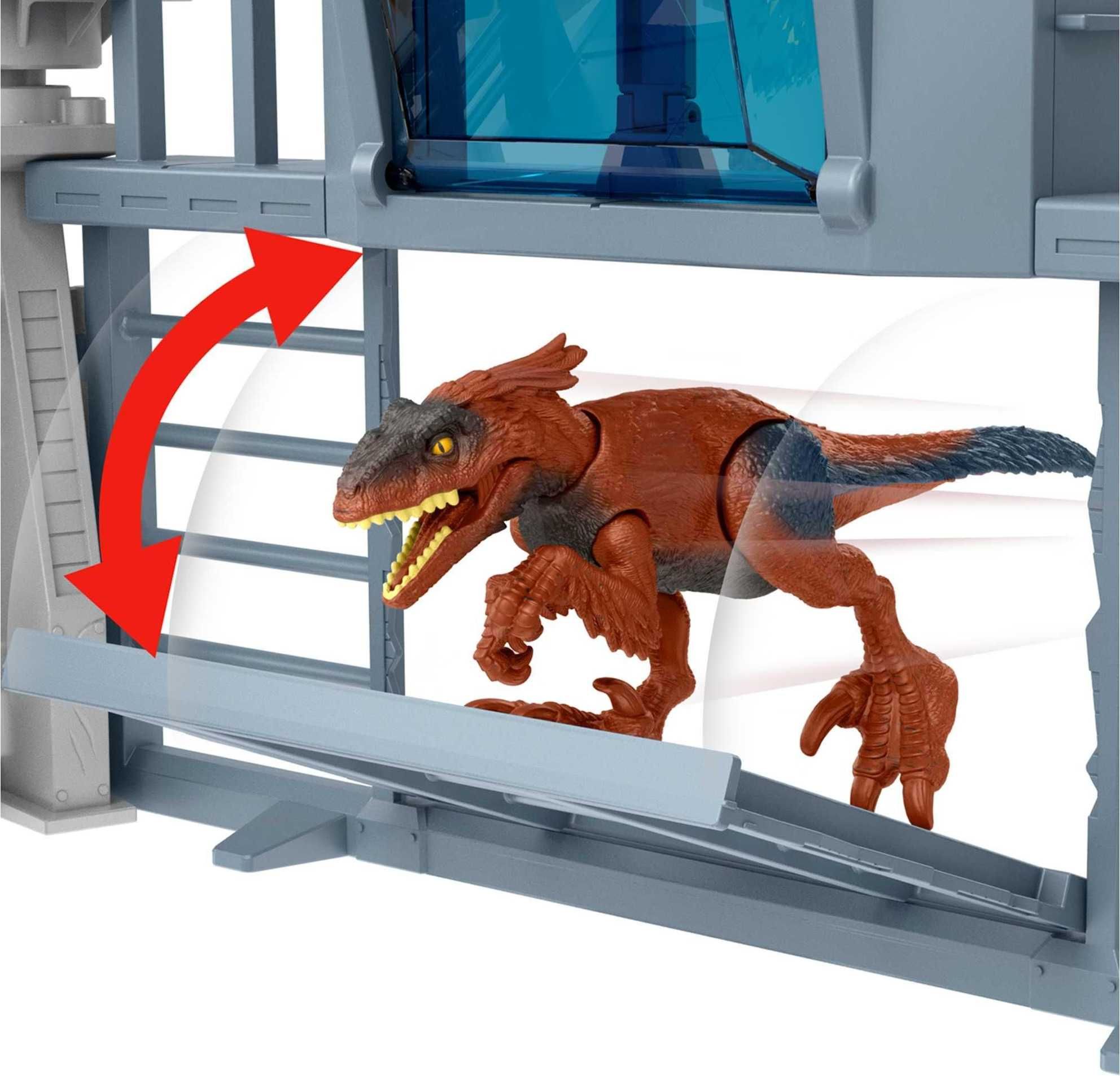 Jurassic World Baza z Dinozaurem Outpost chaos